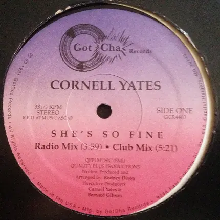 Cornell Yates - She's So Fine