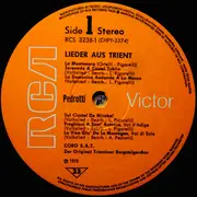 Double LP - Coro S.A.T. , Trientiener Bergsteiger Chor - Lieder Aus Trient