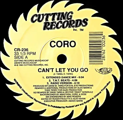 Coro - Can't Let You Go