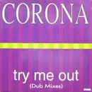12inch Vinyl Single - Corona - Try Me Out (Dub Mixes) - Limited Edition