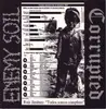 7inch Vinyl Single - Corrupted / Enemy Soil - Corrupted / Enemy Soil - RARE DOOM/HC SPLIT