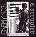 7inch Vinyl Single - Corrupted / Enemy Soil - Corrupted / Enemy Soil - RARE DOOM/HC SPLIT