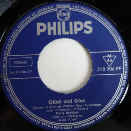 Corry Brokken - Glück Und Glas / Flohmarkt-Melodie