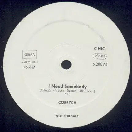 Corrych - I Need Somebody