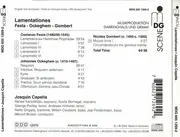 CD - Costanzo Festa , Johannes Ockeghem , Nicolas Gombert - Josquin Capella - Lamentationes - Still Sealed