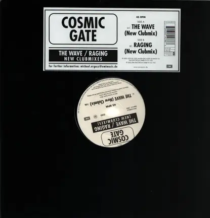 Cosmic Gate - The Wave / Raging (New Clubmixes)