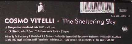 Cosmo Vitelli - The Sheltering Sky