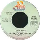 7inch Vinyl Single - Cotton, Lloyd & Christian - I Go To Pieces / Mr. Rock 'N' Roll - Promo