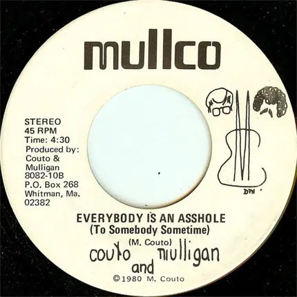 Couto And Mulligan - Long Ago / Everybody Is An Asshole (To Somebody Sometime)