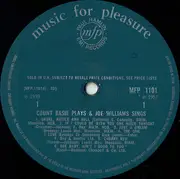 LP - Count Basie , Joe Williams - Every Day I Have The Blues - Mono