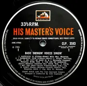 LP - Count Basie With The Alan Copeland Singers - Basie Swingin' Voices Singin' - Mono