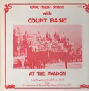 LP - Count Basie - One Night Stand with Count Basie at the Avadon