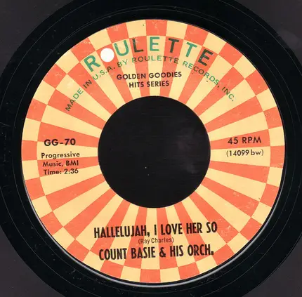 Count Basie Orchestra / Joe Williams - Hallelujah, I Love Her So / A Man Ain't Supposed To Cry