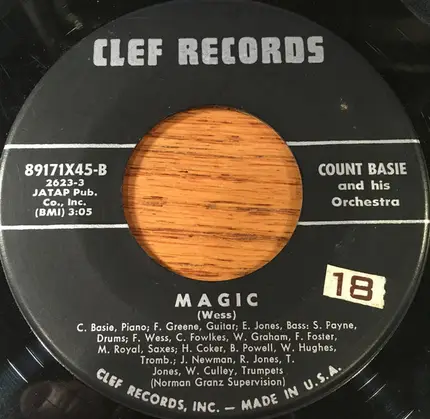 Count Basie Orchestra Vocal By Joe Williams - Amazing Love / Magic