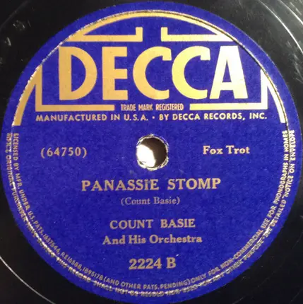Count Basie Orchestra - Do You Wanna Jump, Children / Panassie Stomp
