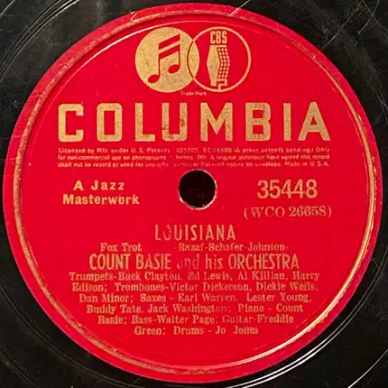Count Basie Orchestra - Easy Does It / Louisiana