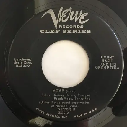 Count Basie Orchestra - Only Forever / Move