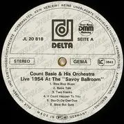 LP - Count Basie Orchestra - Live 1954 At The 'Savoy Ballroom', New York - Mono.