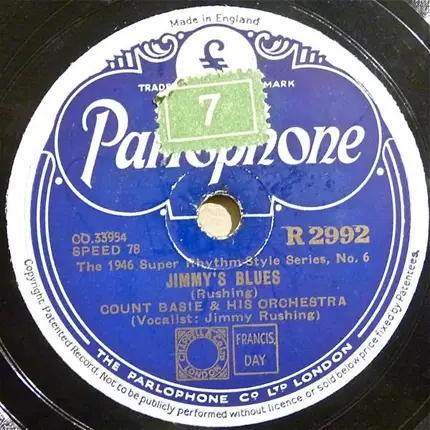 Count Basie Orchestra - Red Bank Boogie / Jimmy's Blues