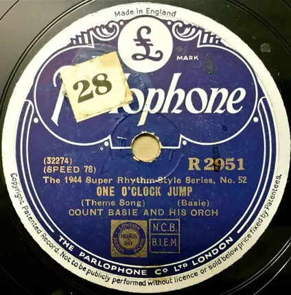 Count Basie Orchestra - Wiggle Woogie / One O'Clock Jump
