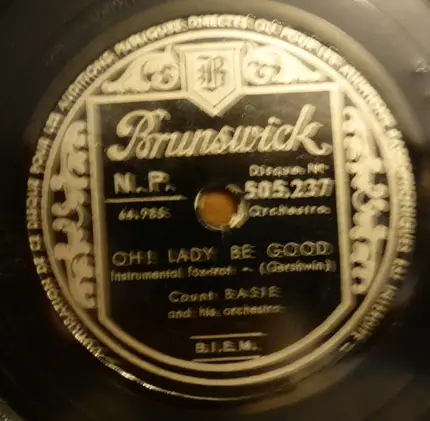 Count Basie Orchestra - You Can Depend On Me / Oh! Lady Be Good