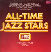 Double LP - Count Basie, Ella Fitzgerald, Oscar Peterson... - All-Time Jazz Stars - Gatefold