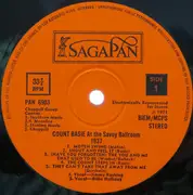 LP - Count Basie - At The Savoy Ballroom 1937
