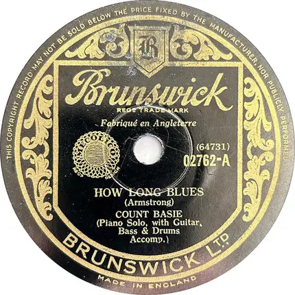 Count Basie - How Long Blues / Boogie Woogie