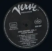 Double LP - Count Basie - Jazz History Vol. 4
