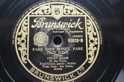 Count Basie - Oh! Red / Fare Thee Honey Fare Thee Well