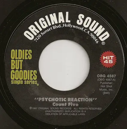 Count Five / Chuck Higgins - Psychotic Reaction / Pachuko Hop
