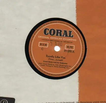 Count Basie - Exactly Like You/ Jumpin' At The Woodside