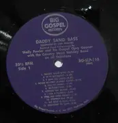 LP - Country Music Holiday Band - Daddy Sang Bass