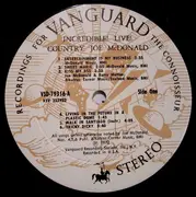 LP - Country Joe McDonald - Incredible! Live!