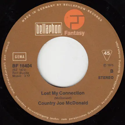 Country Joe McDonald - Oh, Jamaica
