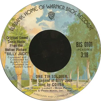 Coven / Teresa Kelly - One Tin Soldier (The Legend Of Billy Jack) / Johnnie
