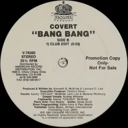Covert - Bang Bang