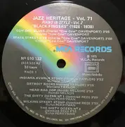 LP - Cow Cow Davenport , Montana Taylor , Romeo Nelson , Rufus Perryman , Alexander Hill , Honey Hill , - Piano In Style 2 'Black Fingers' 1928-1938