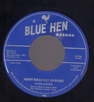 Cowboy Howard Vokes - Heart Made Out Of Roses / When The Snow Came