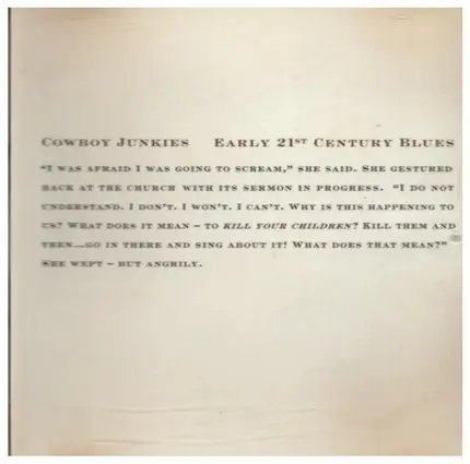 Cowboy Junkies - Early 21st Century Blues