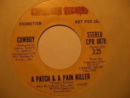 Cowboy - A Patch & A Pain Killer