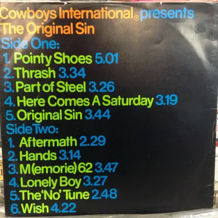 Cowboys International - The Original Sin