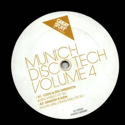 Coyu & Edu Imbernón, A.O. - Munich Disco Tech Volume 4