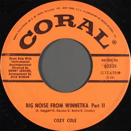 Cozy Cole - Big Noise From Winnetka