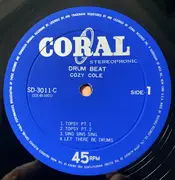 12inch Vinyl Single - Cozy Cole - Drum Beat - EP