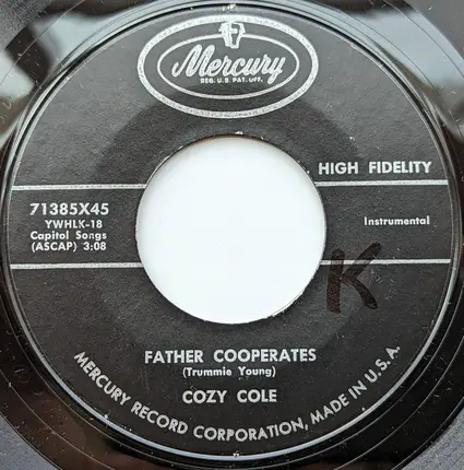 Cozy Cole - St. Louis Blues / Father Cooperates