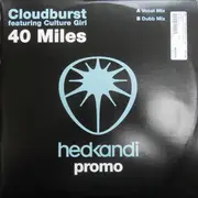 12inch Vinyl Single - Cloudburst Feat. Culture Girl - 40 Miles