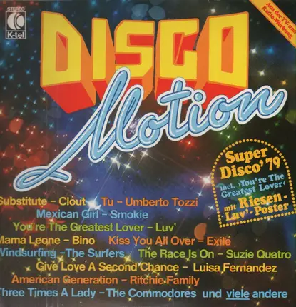 Clout, Umberto Tozzi, Smokie, Luv', a. o. - Disco Motion