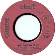 7inch Vinyl Single - Clout - You've Got All Of Me