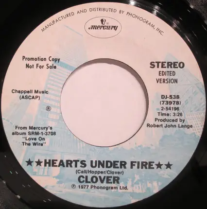 Clover - Hearts Under Fire